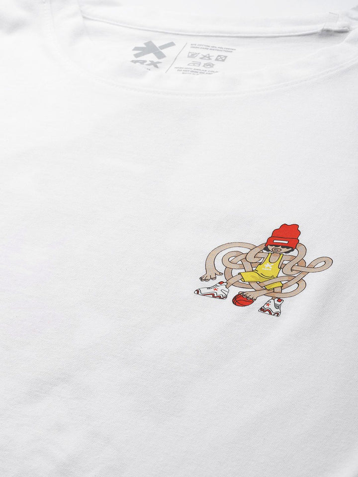 HRX by Hrithik Roshan Placement Print Regular Fit Lifestyle T-shirt