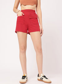 DressBerry Women 90s Babe Cargo Pocketed Shorts