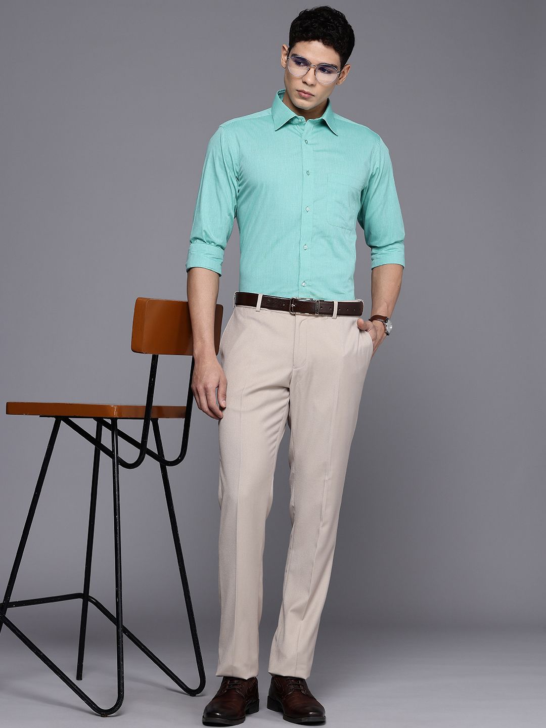Raymond Pure Cotton Slim Fit Formal Shirt
