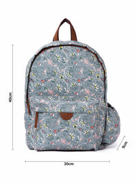 TEAL BY CHUMBAK Women Printed Light Weight Medium Back Pack