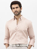 RARE RABBIT Men Holand Regular Fit Satin Stretch Shirt