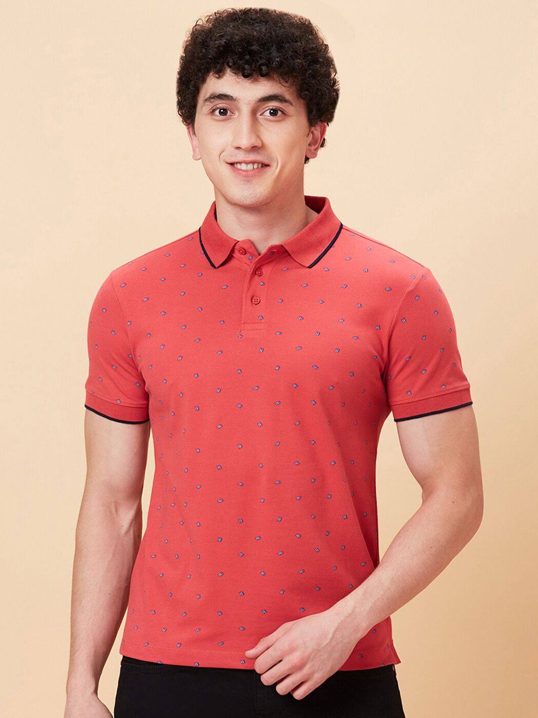 Being Human Polo Collar Short Sleeves T-shirt