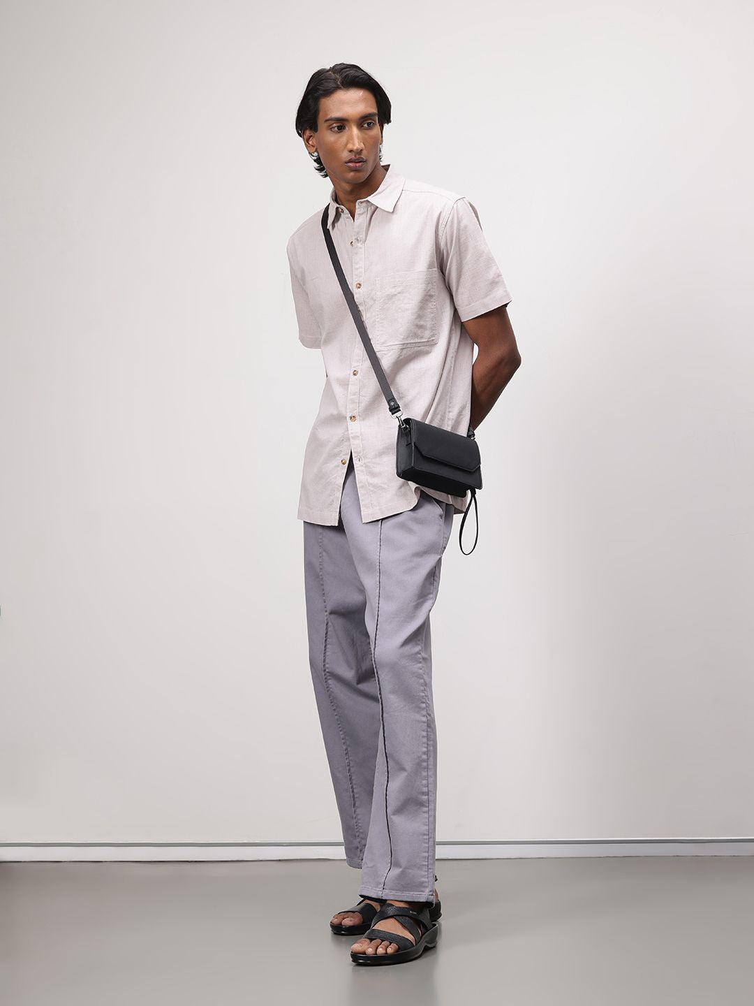 ether Zen Men Opaque Casual Shirt