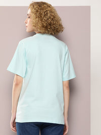 DILLINGER Graphic Printed Oversized Embossed Pure Cotton T-shirt