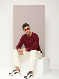 DILLINGER Men Waffle Structure Self Design Pockets T-shirt