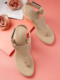 DressBerry Wedge Heel with Laser Cuts