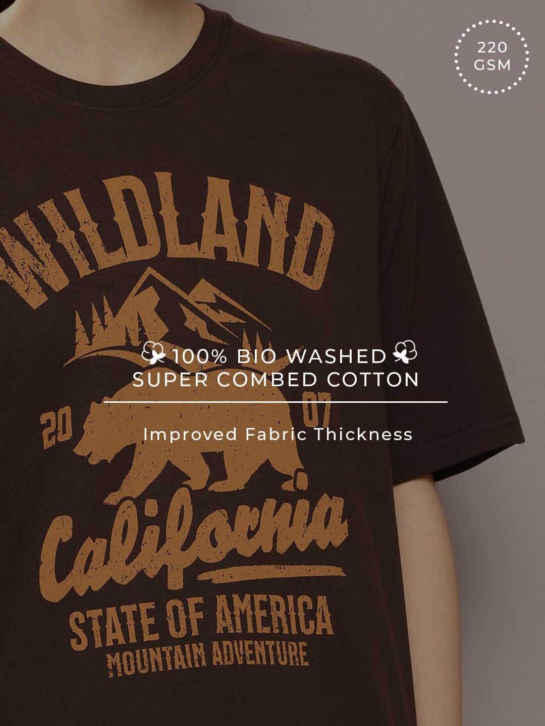 DILLINGER Women Graphic Printed Oversized T-shirt