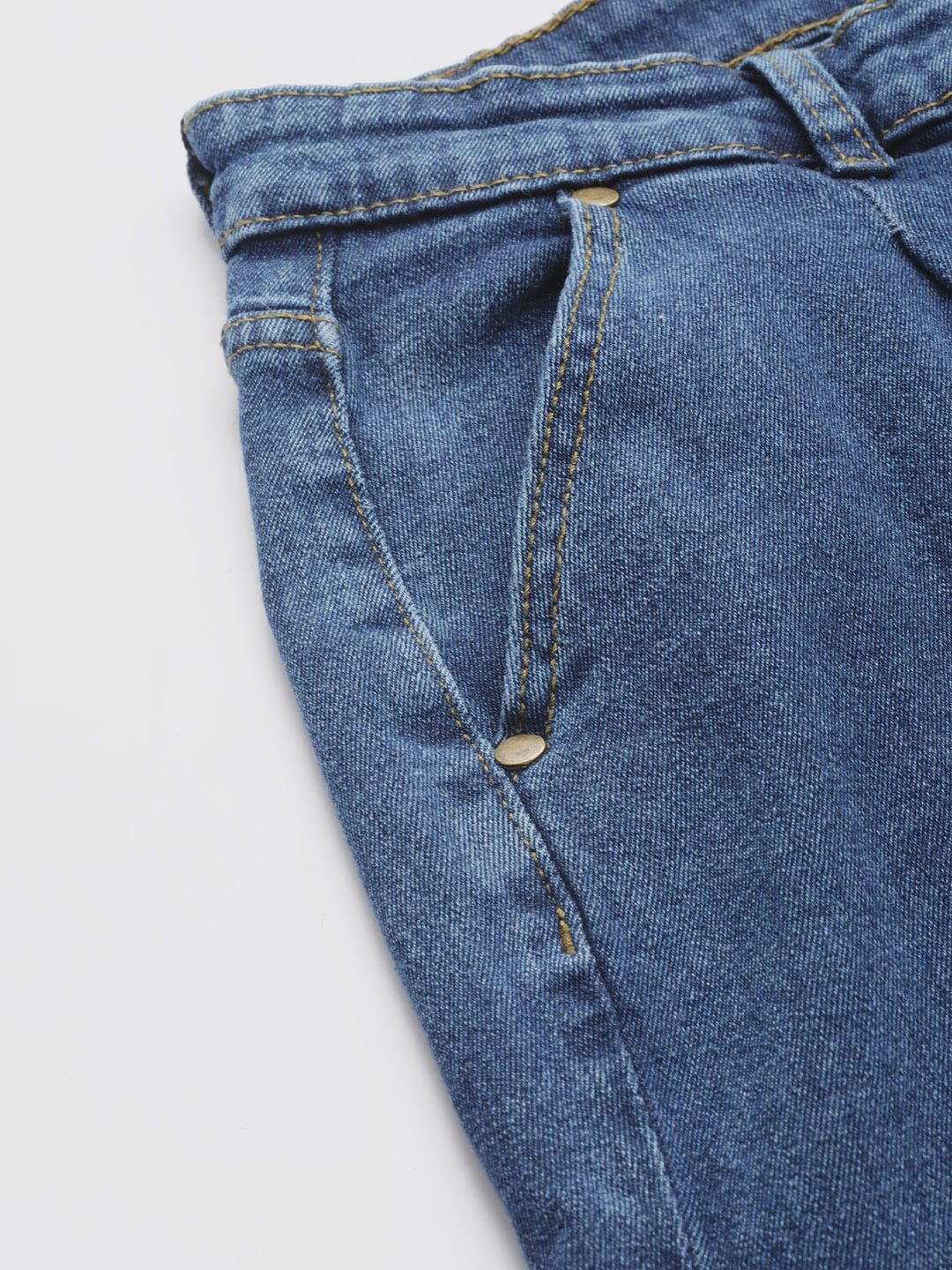 DressBerry Women Blue Stretchable Mom Fit Jeans