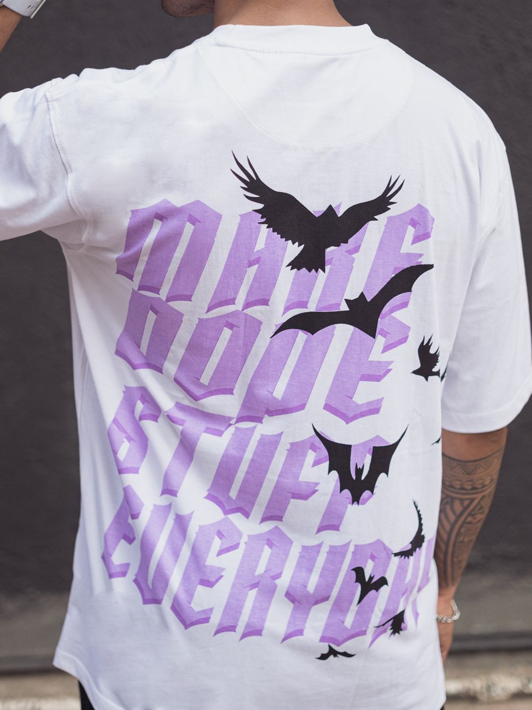 Powerlook Men Typography Printed Round Neck T-shirt