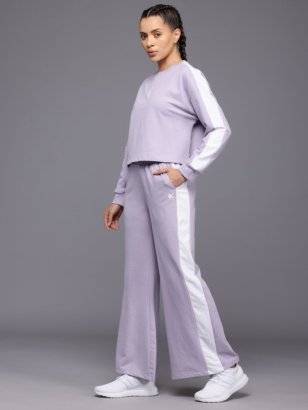 HRX by Hrithik Roshan Striped Detail Lifestyle Tracksuit