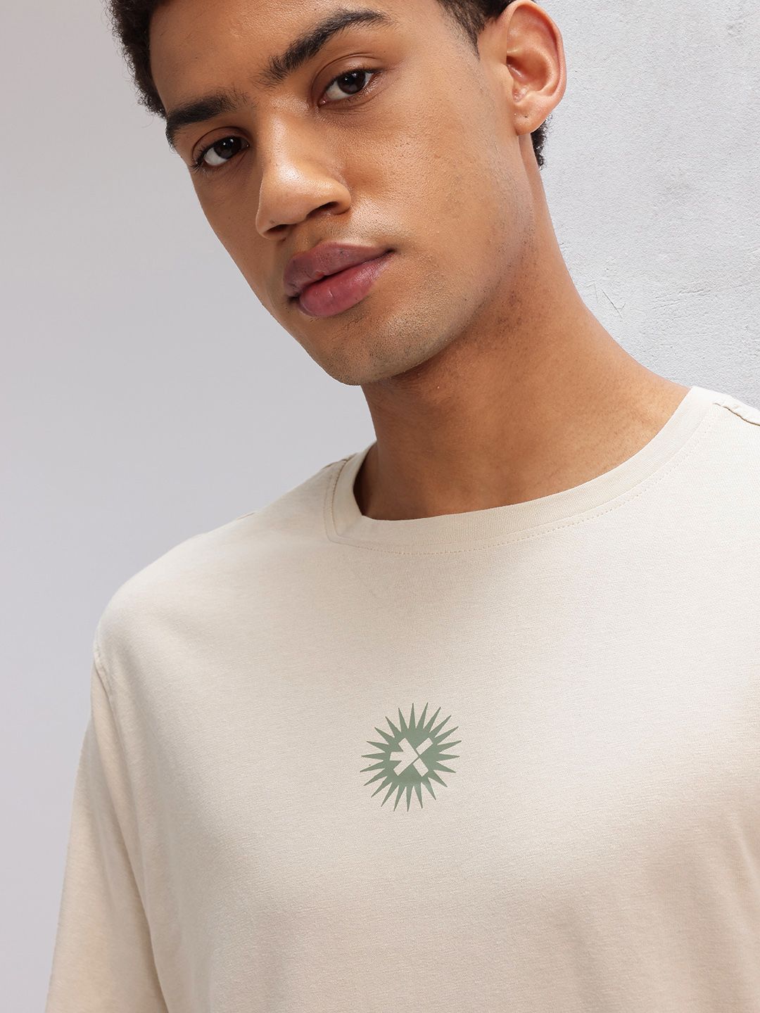 HRX by Hrithik Roshan Printed Pure Cotton Yoga T-shirt