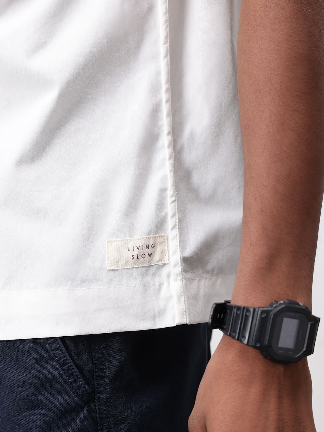 ether 365 Essentials Pure Cotton Flap Pocket Shirt