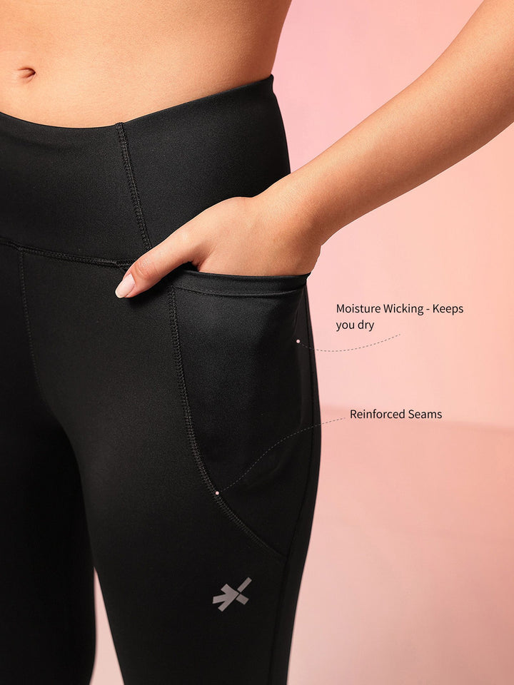 HRX by Hrithik Roshan Women Hi-Sculpt Rapid-Dry Training Tights