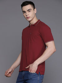 Raymond Men Polo Collar Pure Cotton T-shirt