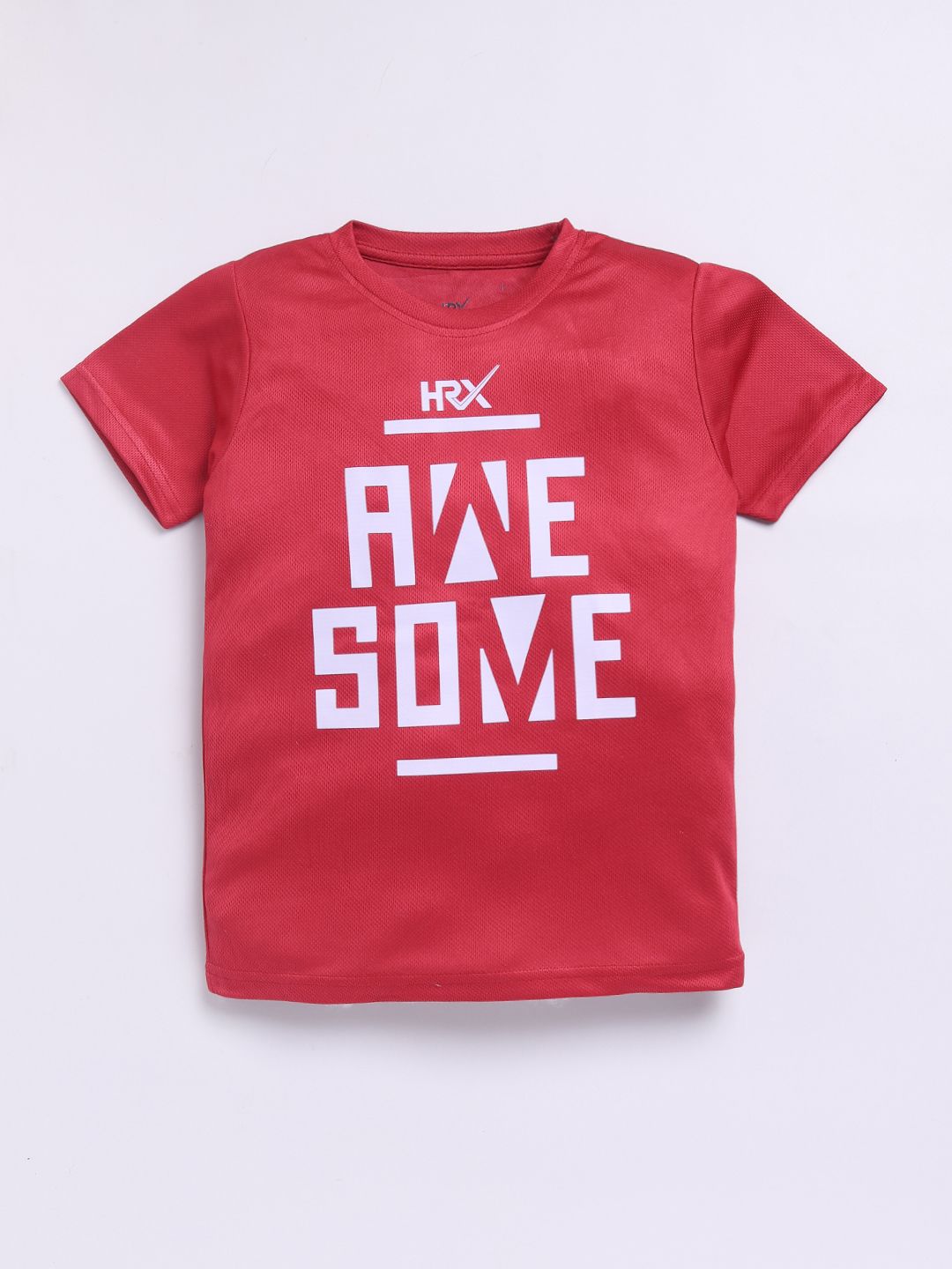 HRX by Hrithik Roshan Boys Rapid-Dry Printed T-shirt with Shorts