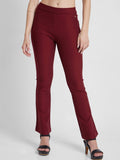 SPYKAR Women High-Rise Bootcut Trousers