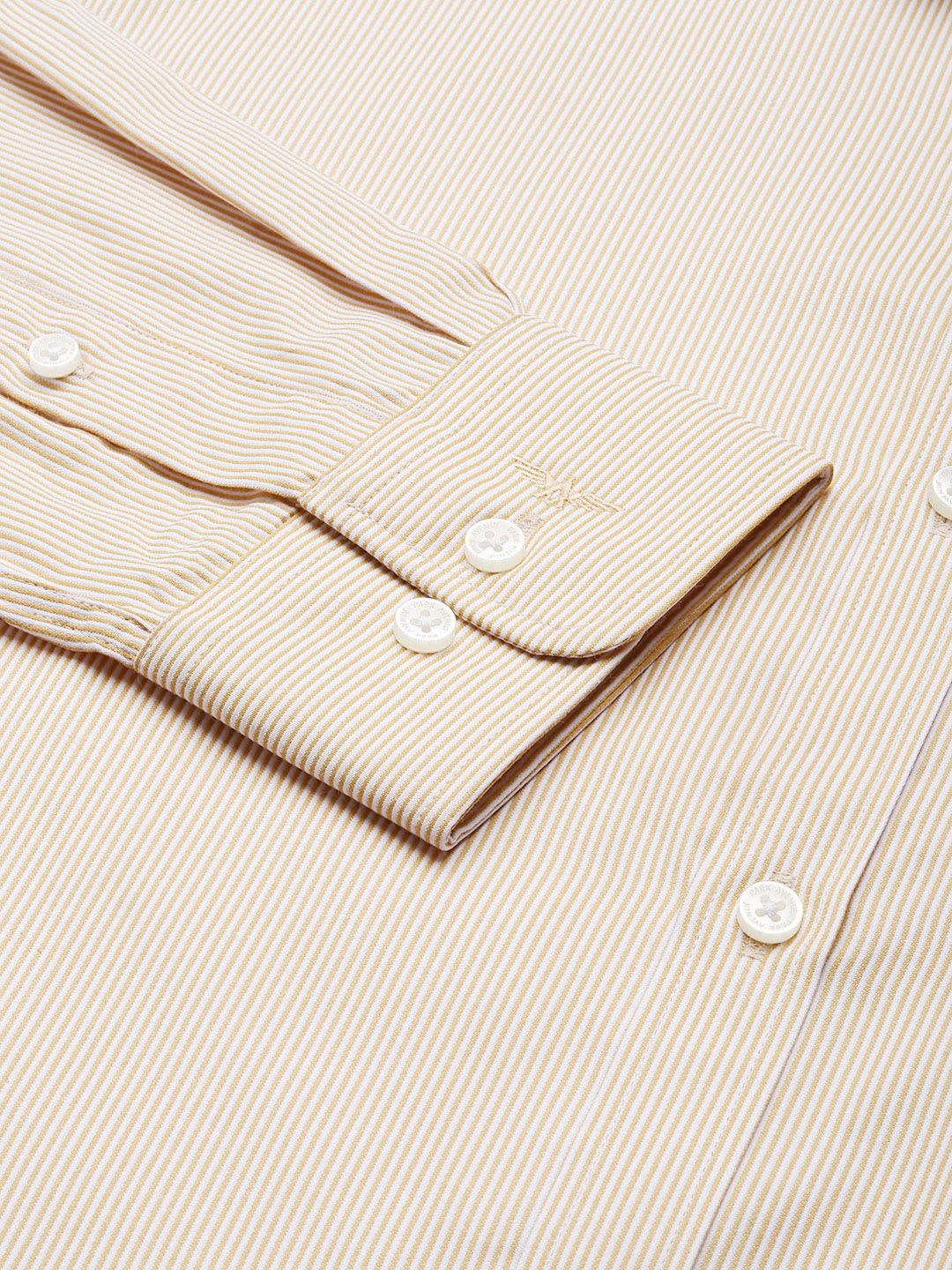 Park Avenue Slim Fit Pinstriped Formal Shirt