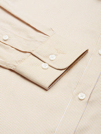 Park Avenue Slim Fit Pinstriped Formal Shirt