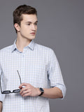 Raymond Pure Cotton Slim Fit Checked Casual Shirt