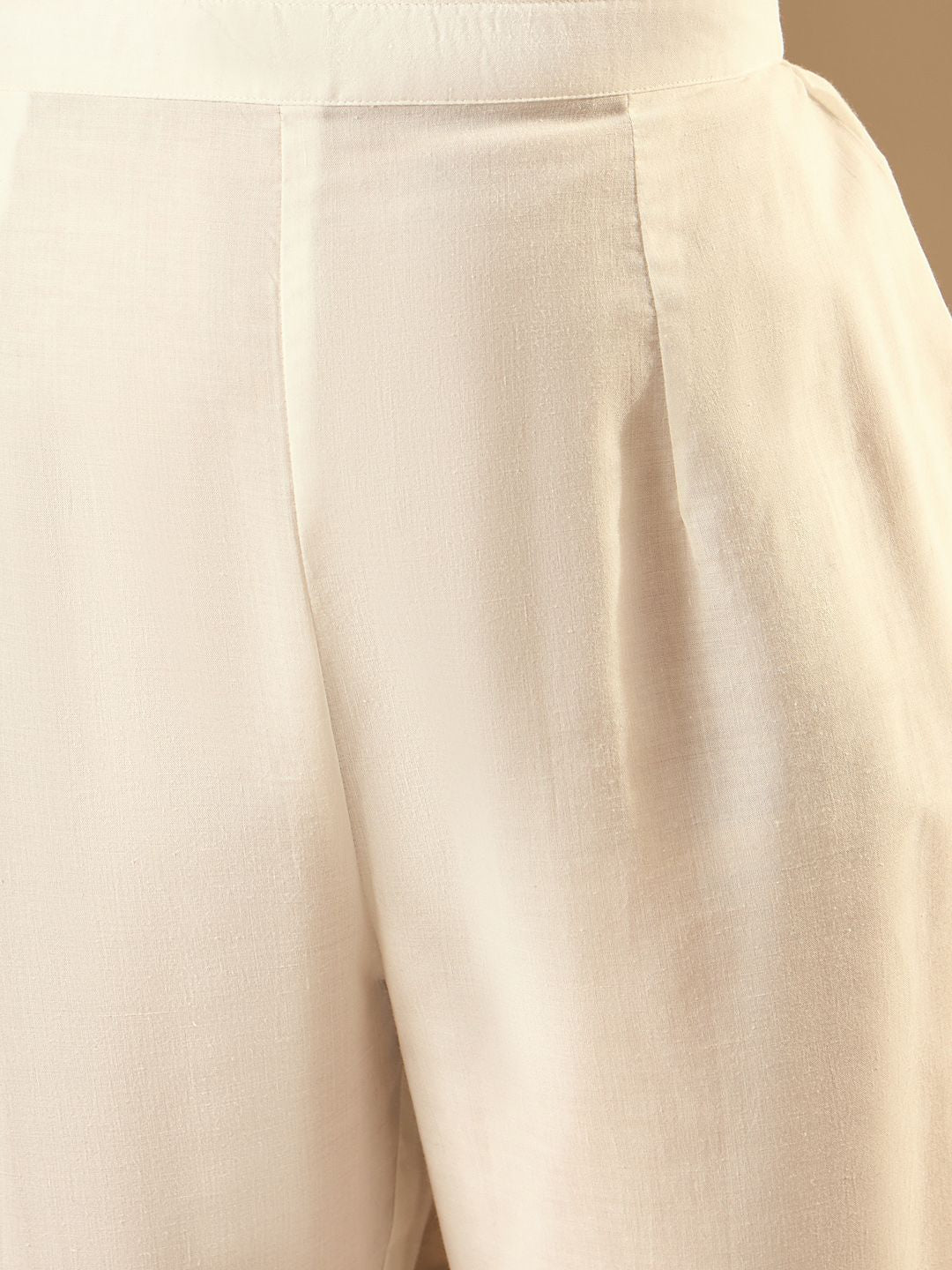 Indo Era Women Floral Embroidered Thread Work Pure Cotton Kurta with Trousers & Dupatta