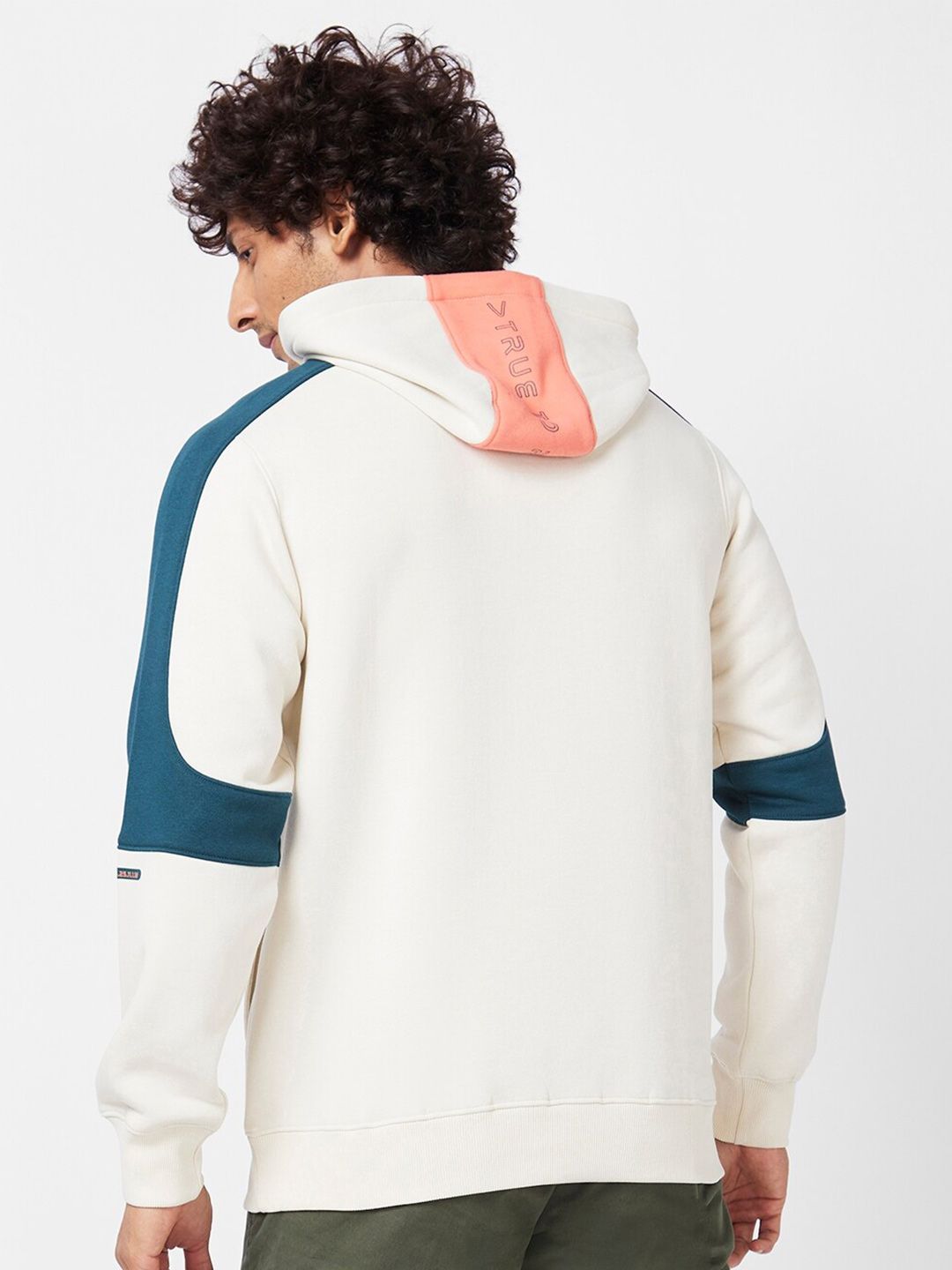 SPYKAR Typography Printed Hooded Sweatshirt