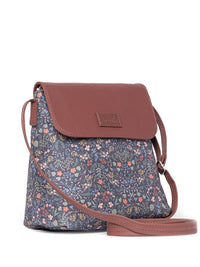 ZOUK Floral Printed Structured Sling Bag