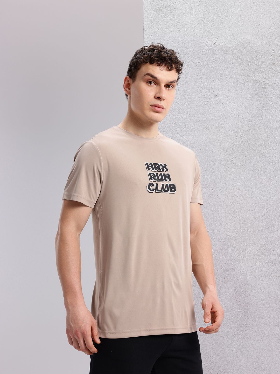 HRX by Hrithik Roshan Rapid-dry Typography Print T-shirt