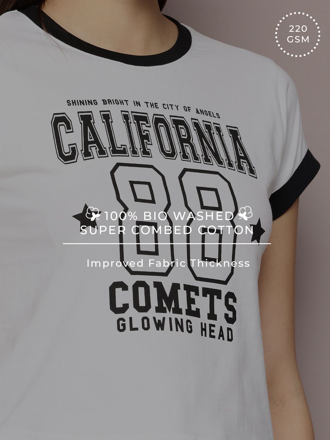 Dillinger Women Short Sleeve Boxy Cropped Printed Tshirt