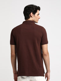 THE BEAR HOUSE Polo Collar Slim Fit Pure Cotton T-shirt
