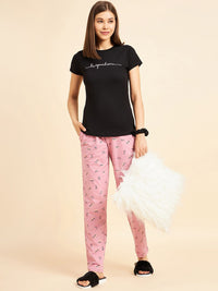 Sweet Dreams Geometric Printed Pure Cotton Night suit