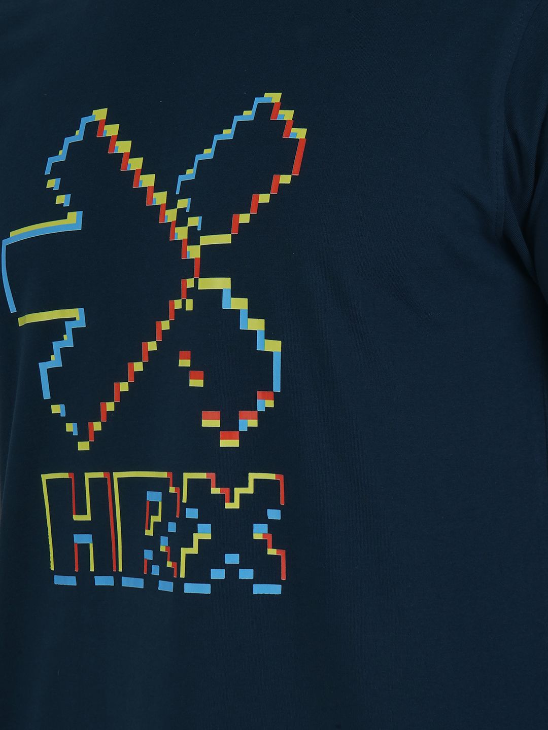 HRX by Hrithik Roshan Men Brand Logo Printed Pure Cotton T-shirt