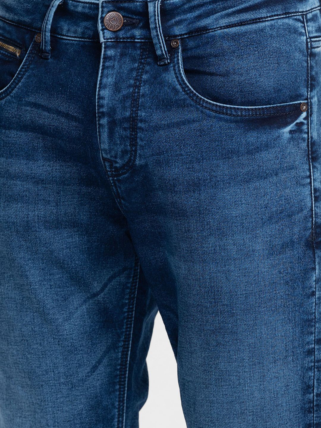 Being Human Men Straight Fit Light Fade Jeans