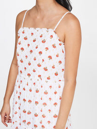 Global Desi Sleeveless Floral Printed Maxi A-Line Dress