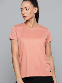 HRX By Hrithik Roshan Running Women Design To Comment Rapid-Dry Brand Carrier Tshirts