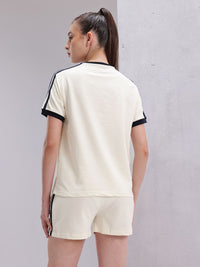 HRX by Hrithik Roshan Side Striped Detail T-shirt With Shorts