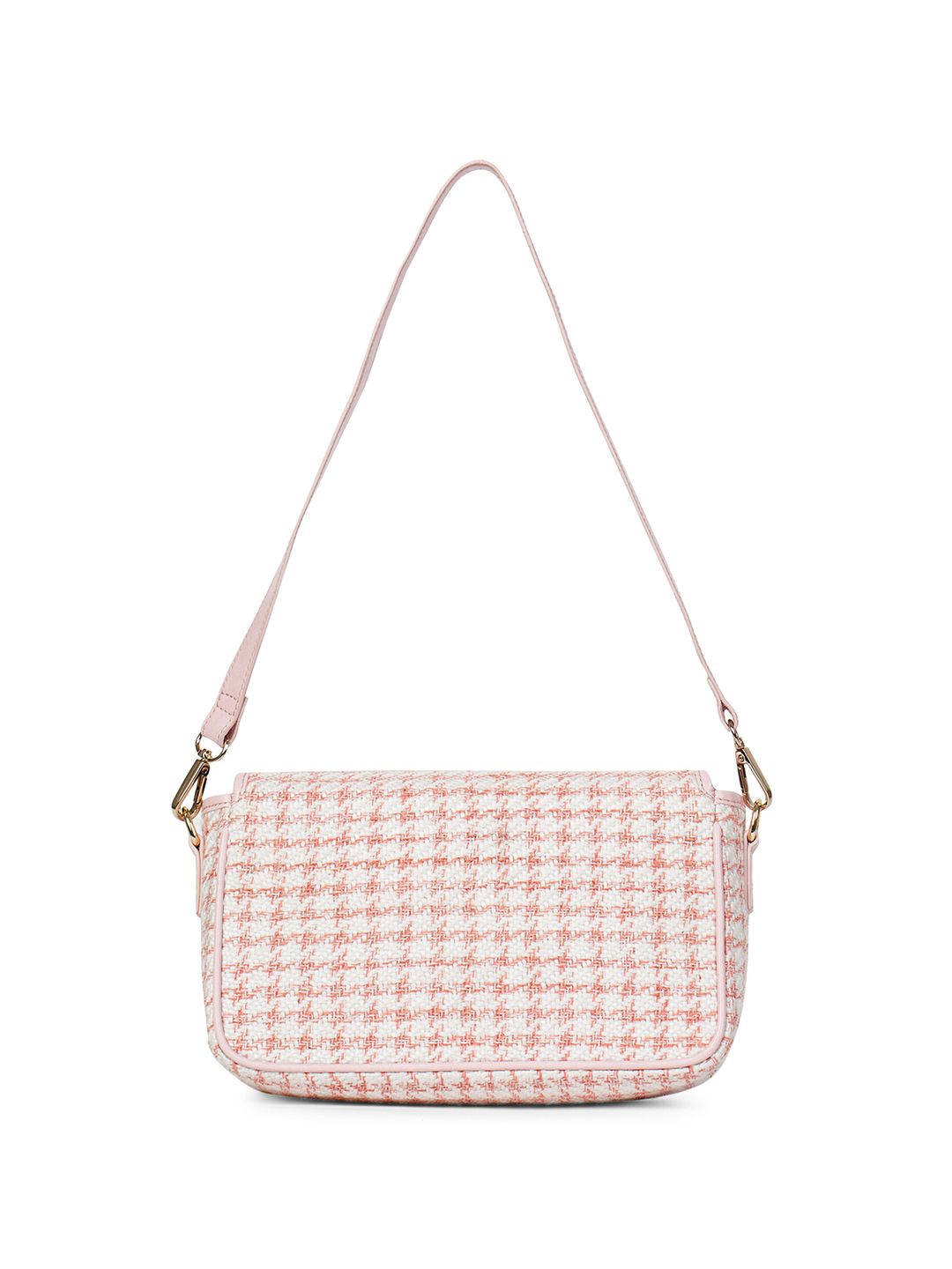 Berrylush Self Design Structured Handheld Bag