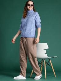 DressBerry Acrylic Cable Knit Pullover