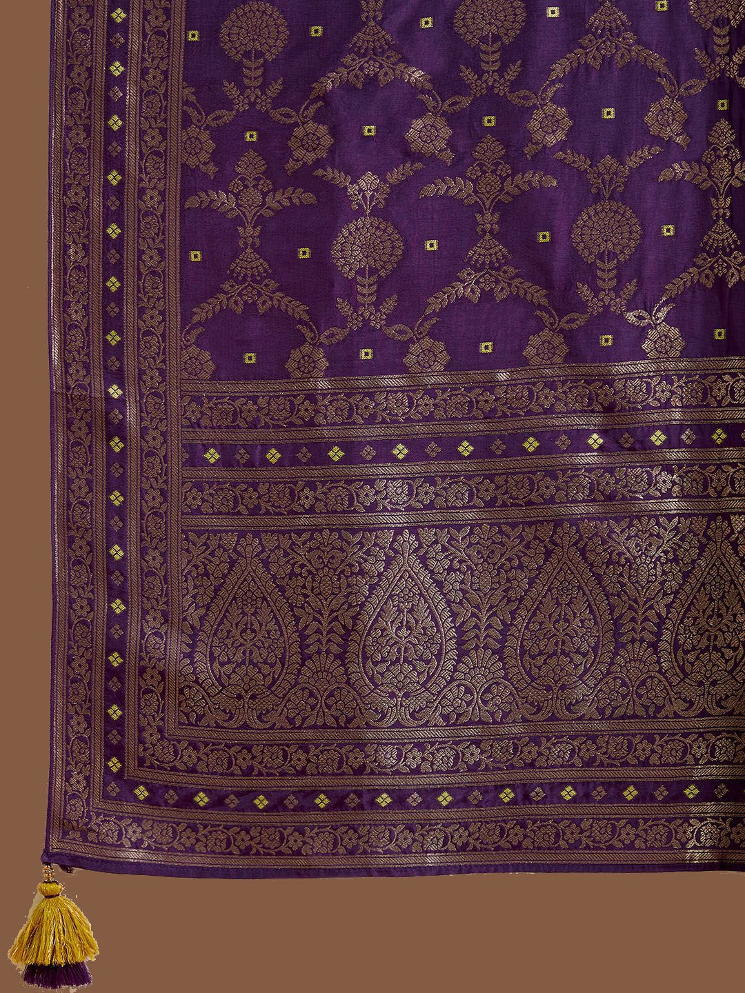 Libas Ethnic Motifs Woven Design Regular Kurta with Trousers & Dupatta