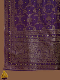 Libas Ethnic Motifs Woven Design Regular Kurta with Trousers & Dupatta