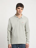 THE BEAR HOUSE Slim Fit Polo Collar Cotton T-shirt