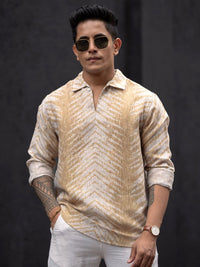 Powerlook Men Opaque Printed Casual Shirt