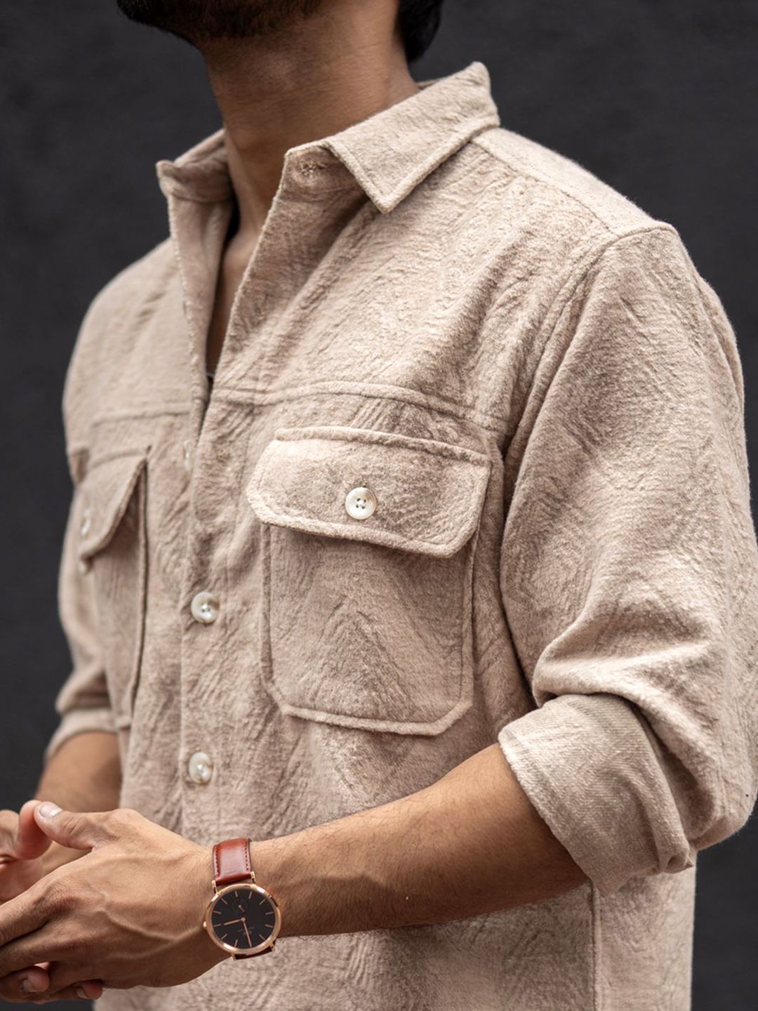 Powerlook Men Opaque Casual Shirt