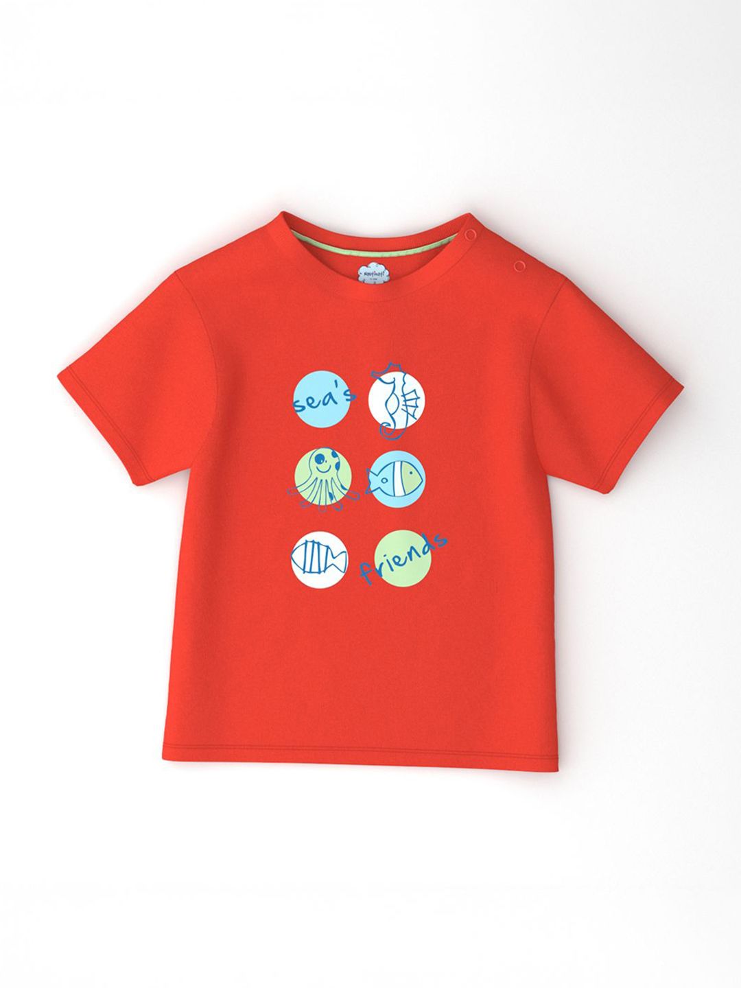 Nauti Nati Boys Pack Of 2 Printed Cotton T-shirt