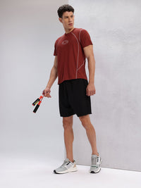 HRX by Hrithik Roshan Contrast Stitch Rapid-Dry Training T-shirt