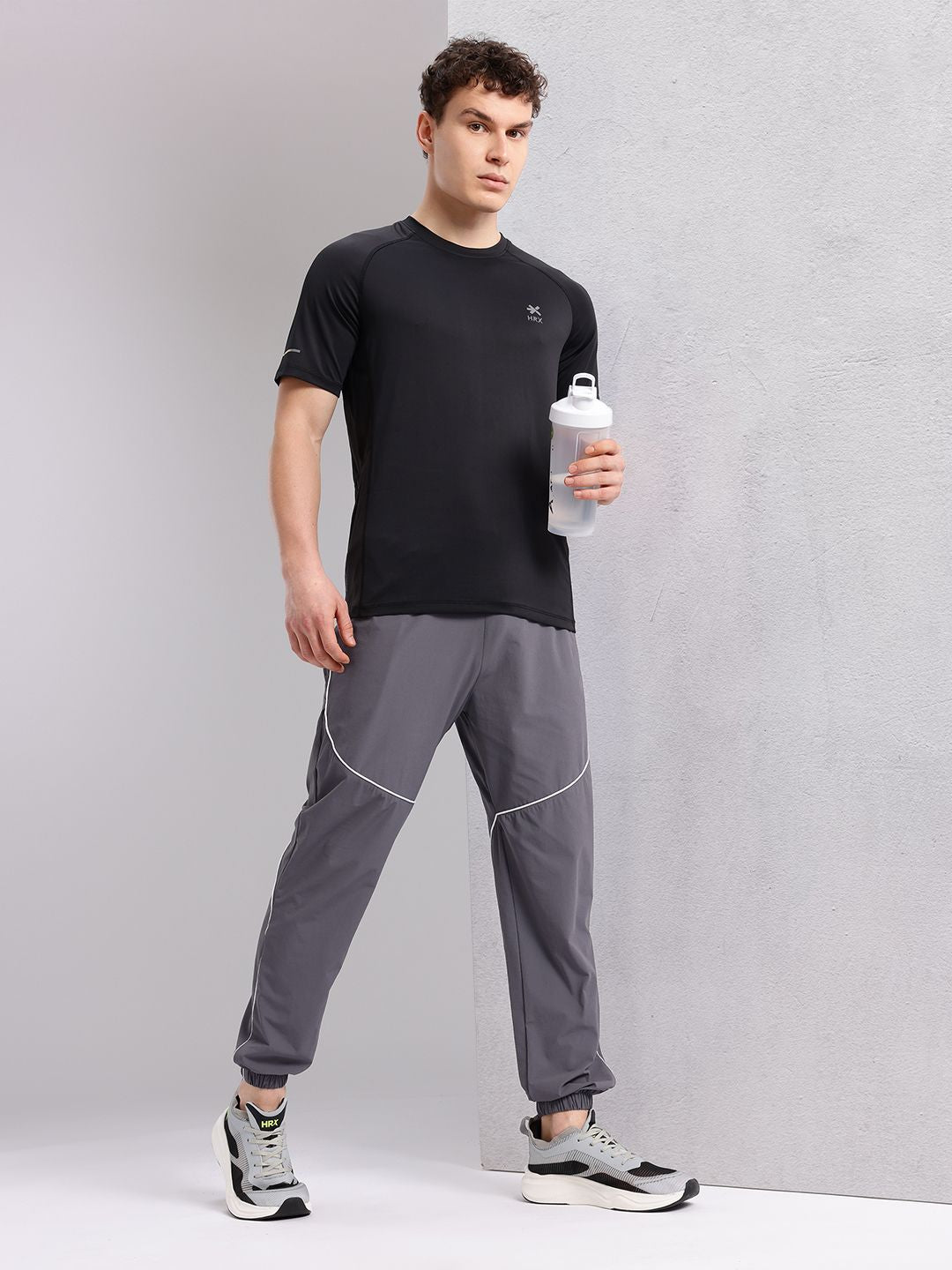 HRX by Hrithik Roshan Brand Logo Rapid-dry Training T-shirt