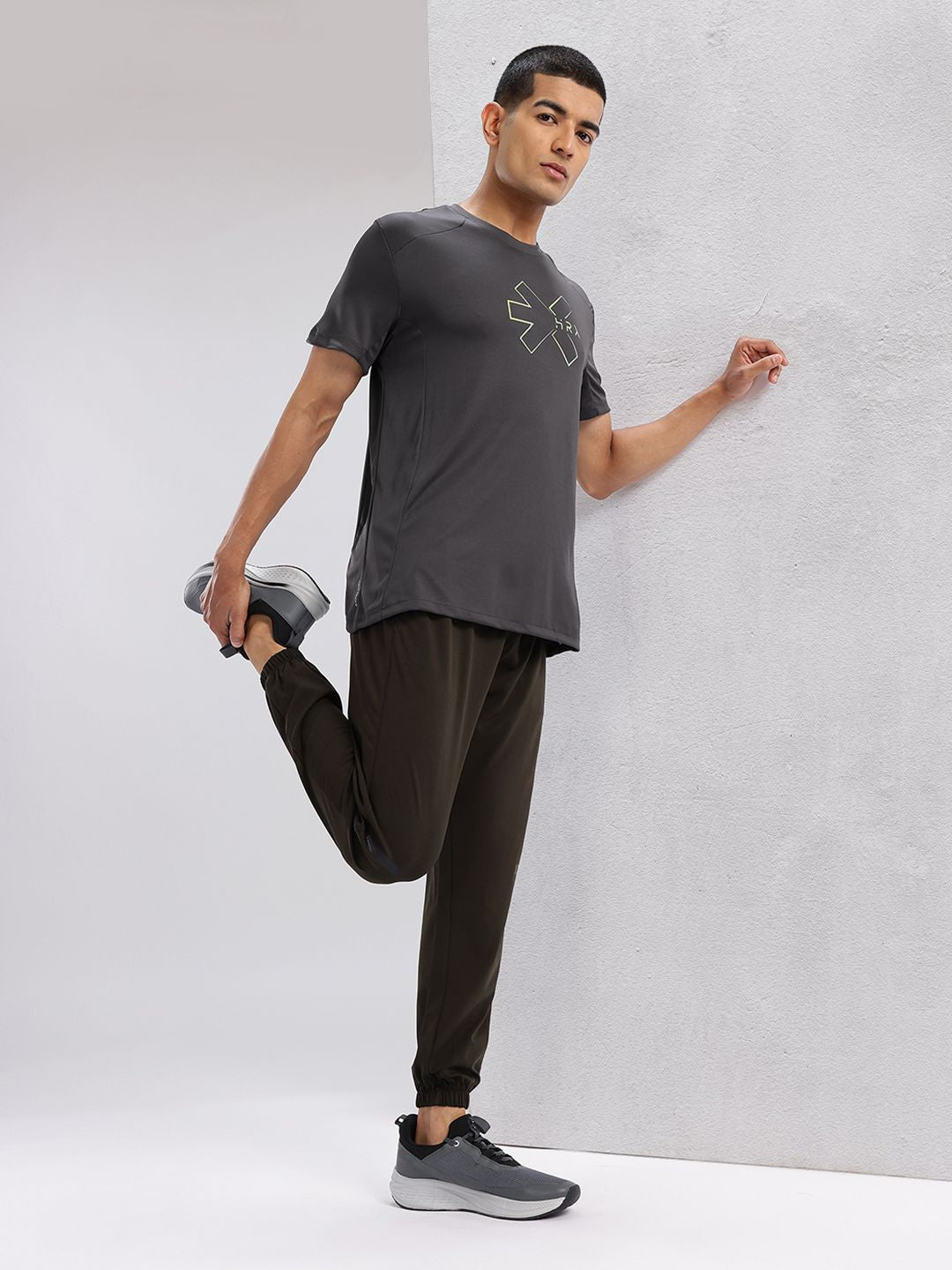 HRX by Hrithik Roshan Men Brand Logo Printed Rapid-Dry Training T-shirt