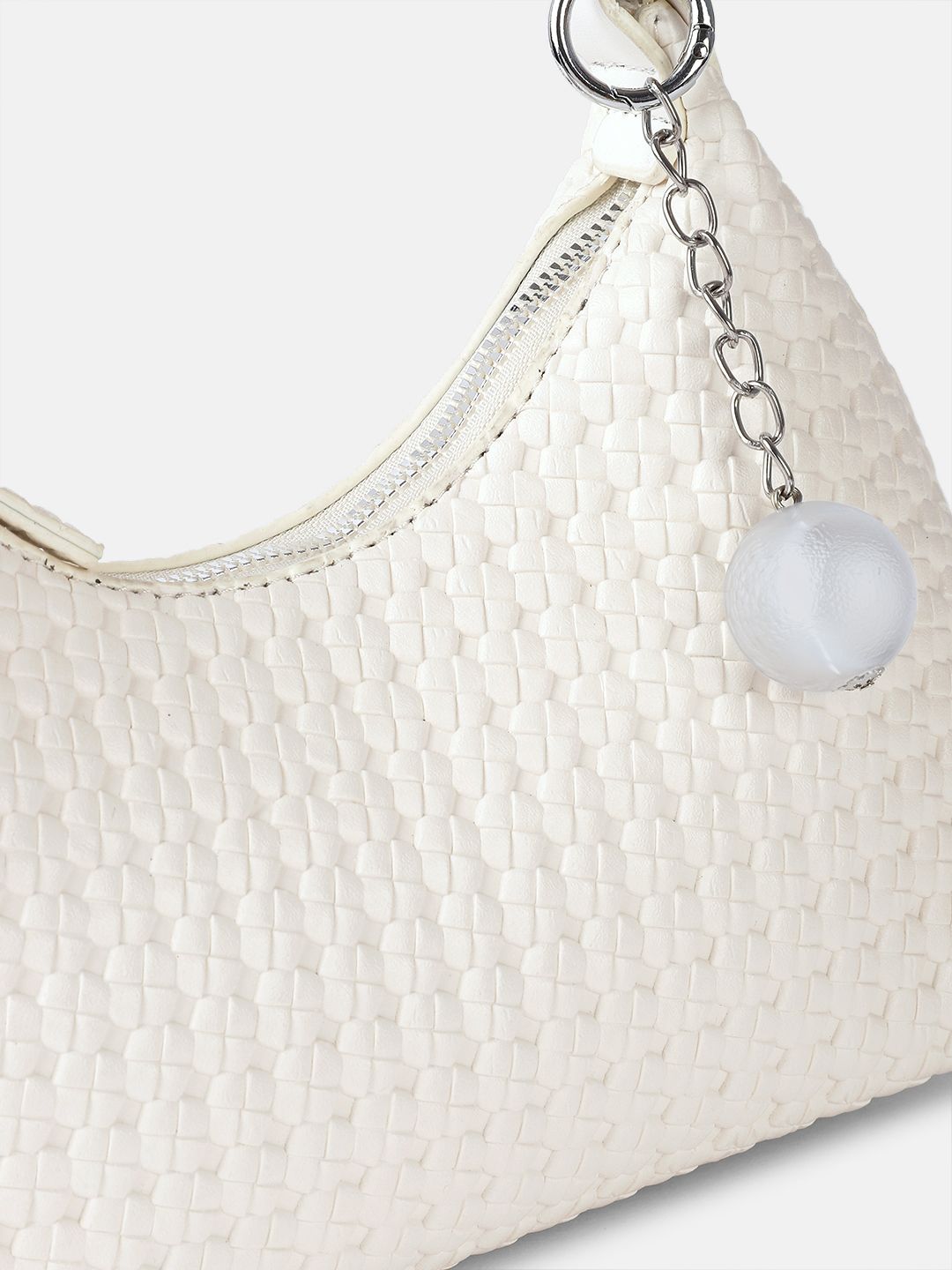 all about you Textured Structured Hobo Bag
