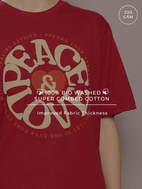 DILLINGER Women Graphic Printed Embossed Oversized T-shirt