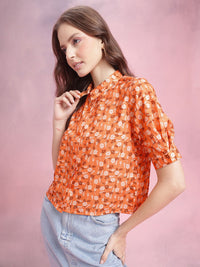 DressBerry Floral Print Casual Shirt