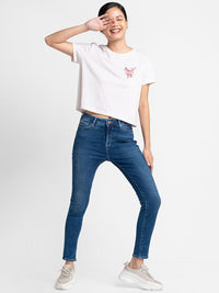 SPYKAR Women Blue Slim Fit Light Fade Jeans